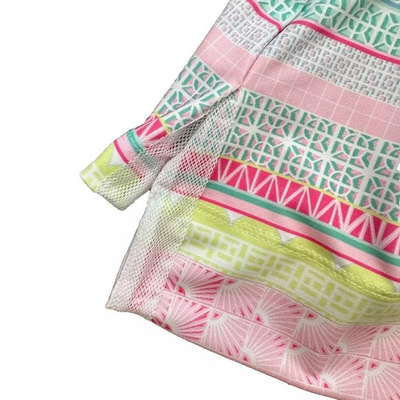 Lucky in Love Mint and Pink Mini Skirt - Picture 7 of 9